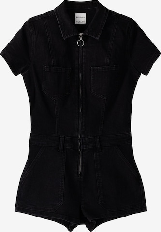 Combinaison Bershka en noir : devant