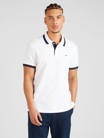 Tommy Jeans Poloshirt in Weiß: predná strana