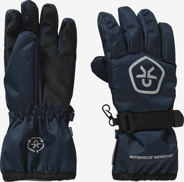 Gants COLOR KIDS en bleu : devant