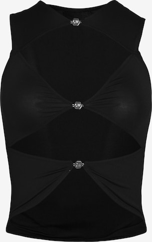 OW Collection Topp 'CHIARA' i svart: framsida
