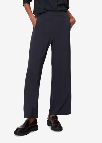 Marc O'Polo Wide leg Pants in Blue: front