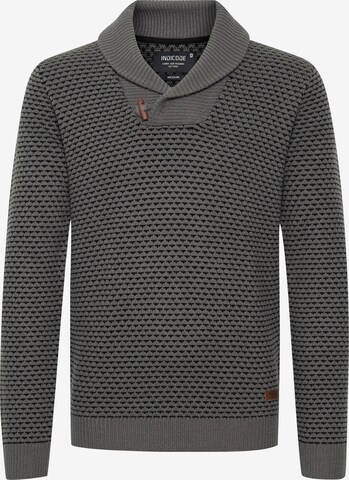 INDICODE JEANS Sweater 'COPENT' in Grey: front