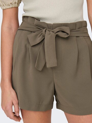 ONLY Regular Pleat-front trousers 'NEW FLORENCE' in Brown