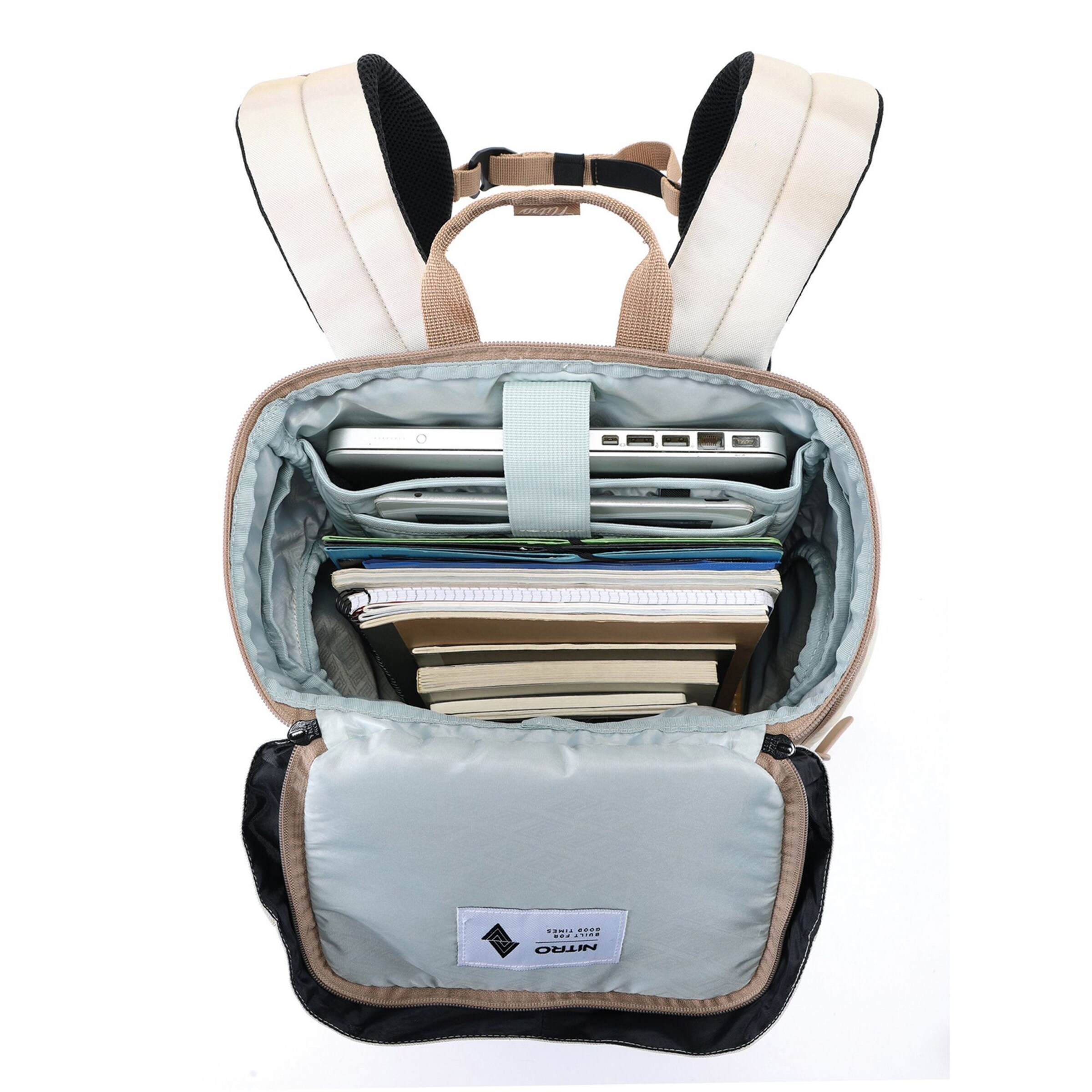 NitroBags Rucksack in Beige