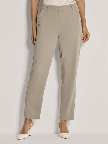 Effilé Pantalon MADELEINE en gris : devant