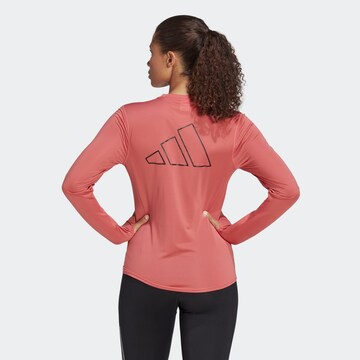 ADIDAS SPORTSWEAR Funkcionalna majica 'Run Icons ' | rdeča barva