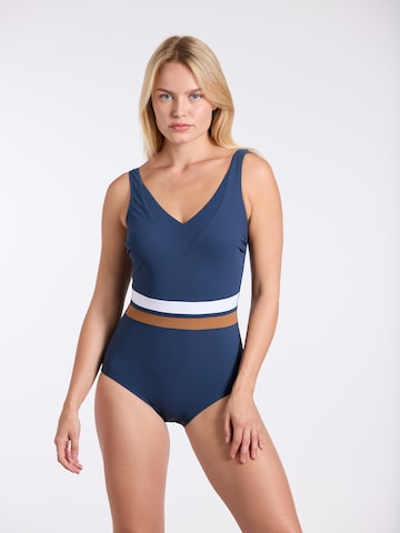 SUNFLAIR Bustier Badedragt i blå: forside