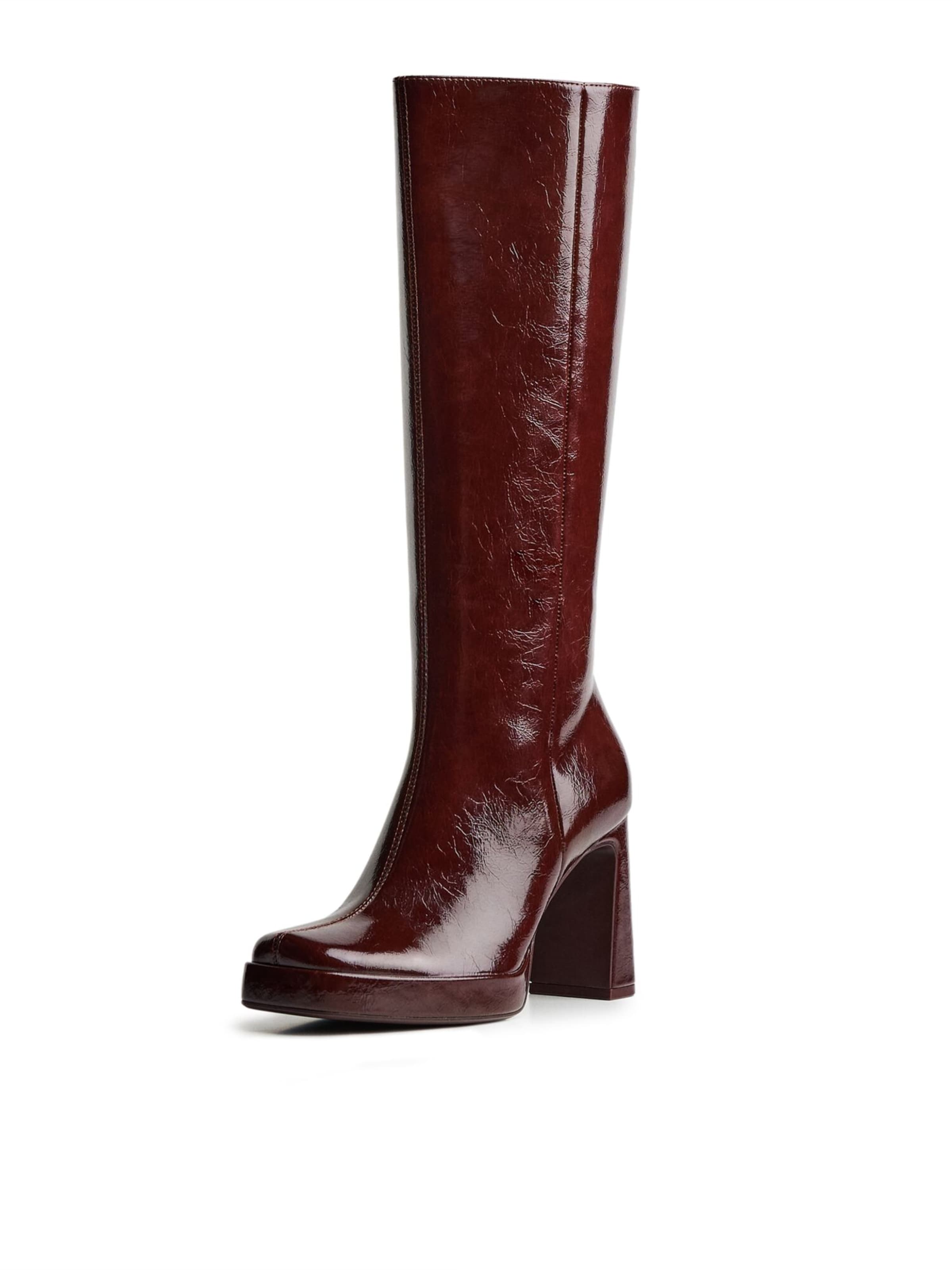 Stivale di Bershka in rosso: frontale