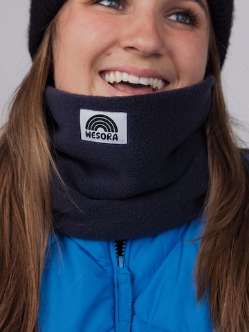 WESORA GmbH Schlauchschal 'Fleece Neckwarmer - All Black' in Blau