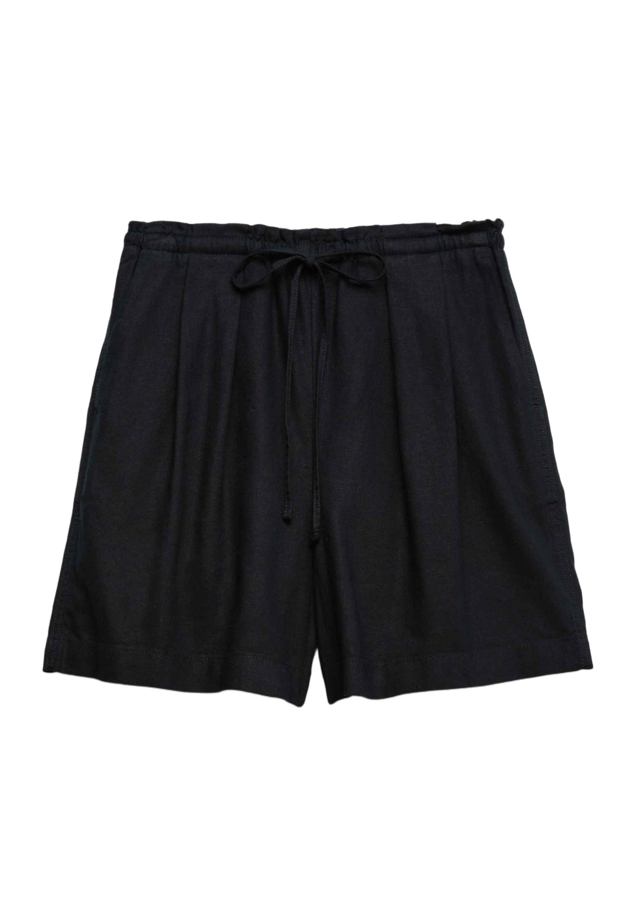 Marks & Spencer Regular Broek in Zwart: voorkant