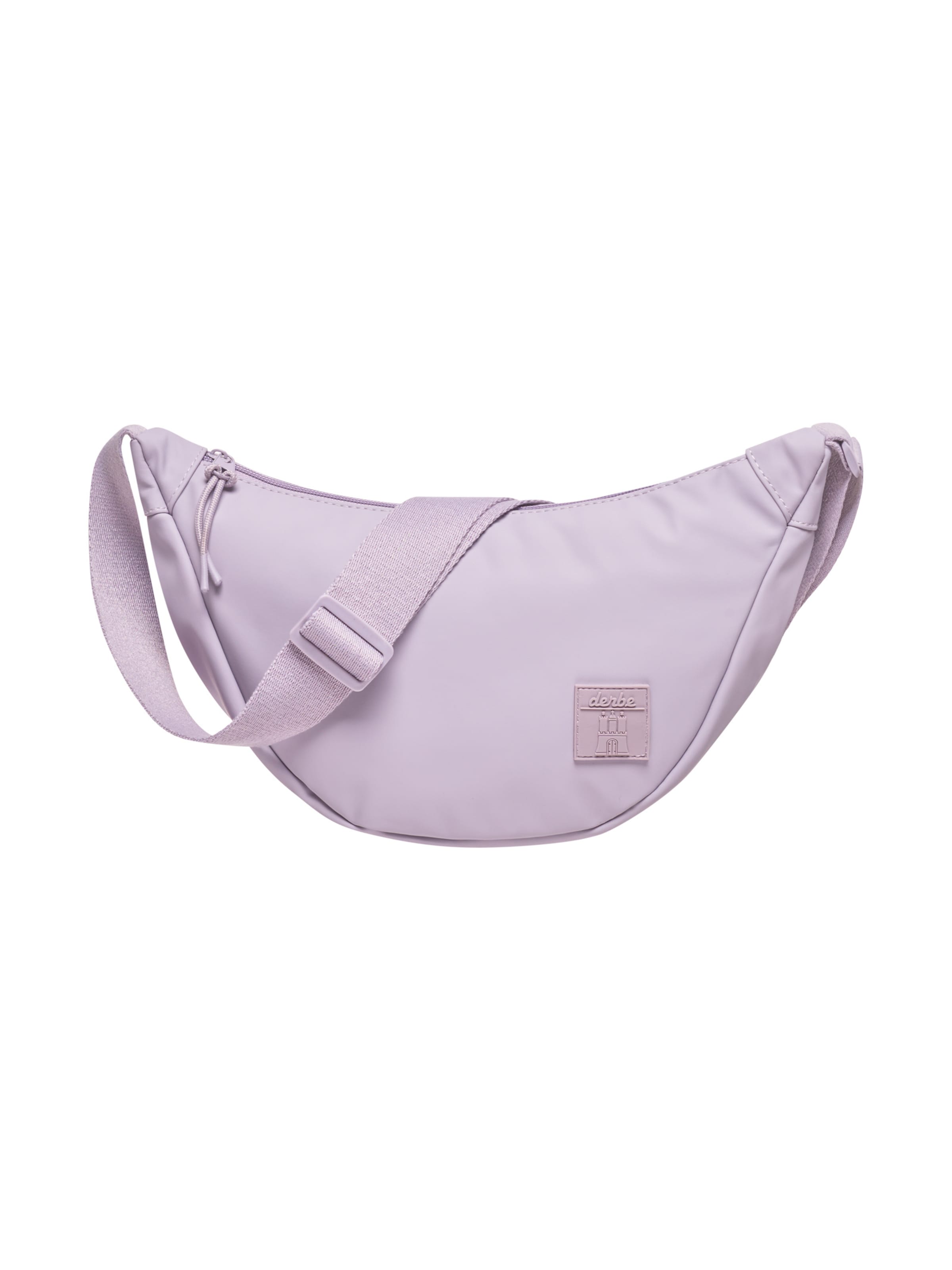 Derbe Umhängetasche in Lila: Vorderseite