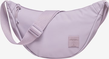 Derbe Umhängetasche in Lila: Vorderseite