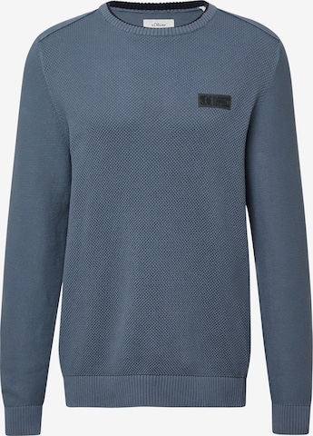 Pull-over s.Oliver en bleu : devant