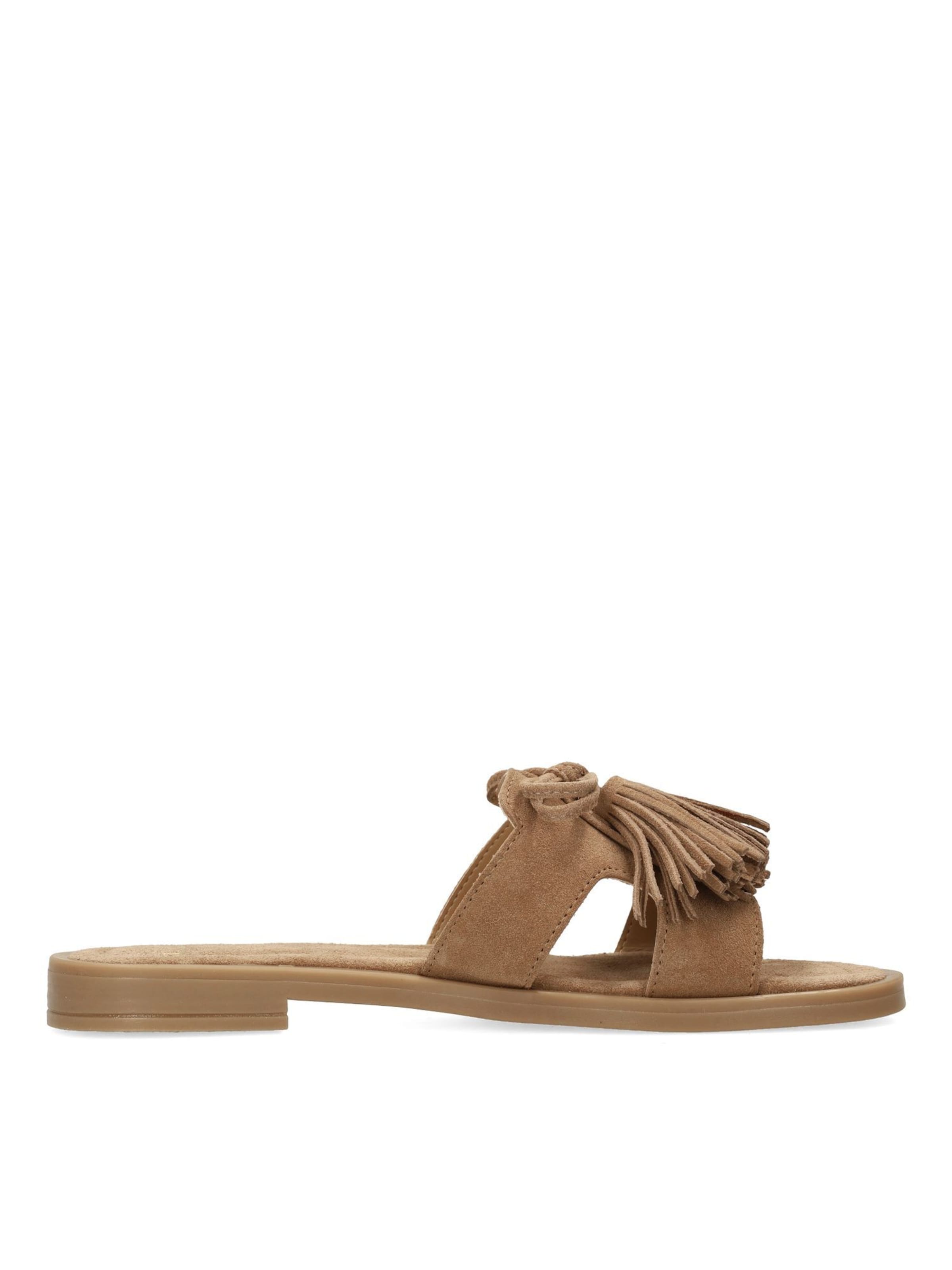 MANFIELD Muiltjes in Beige