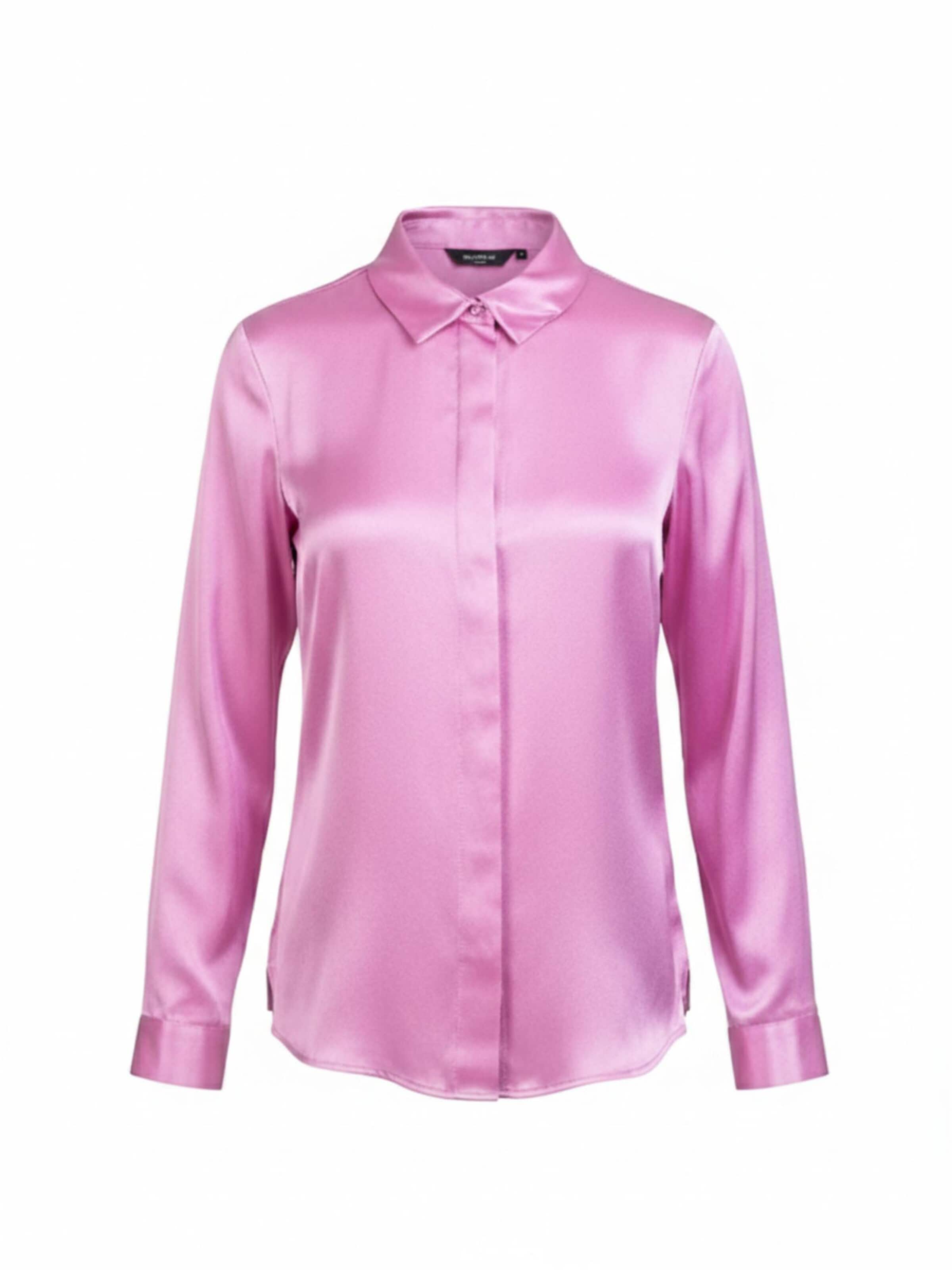 Chemisier 'Seidenbluse Camicia da Donna' Posh Gear en violet : devant