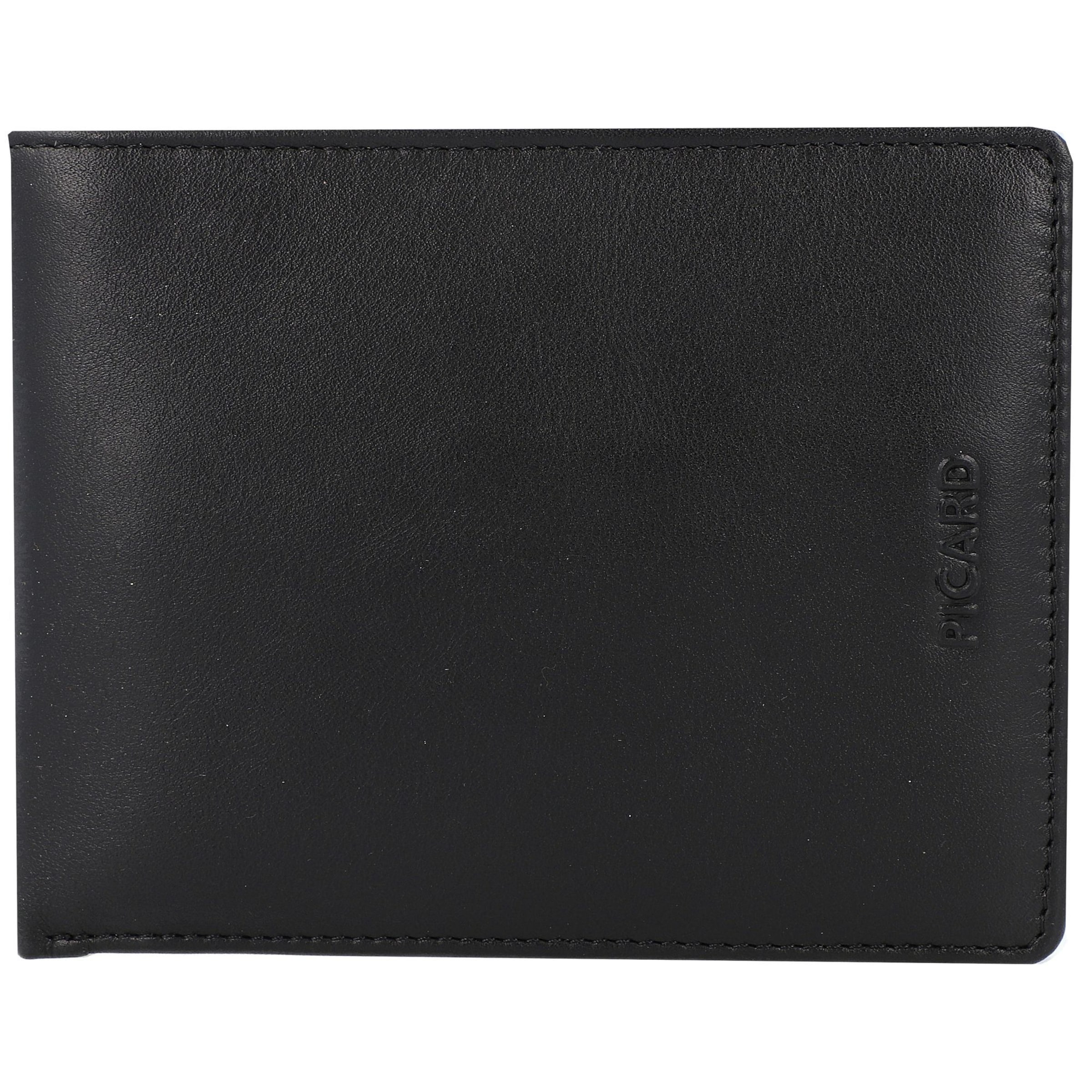 Picard Portemonnaie 'Brooklyn' in Schwarz: Vorderseite