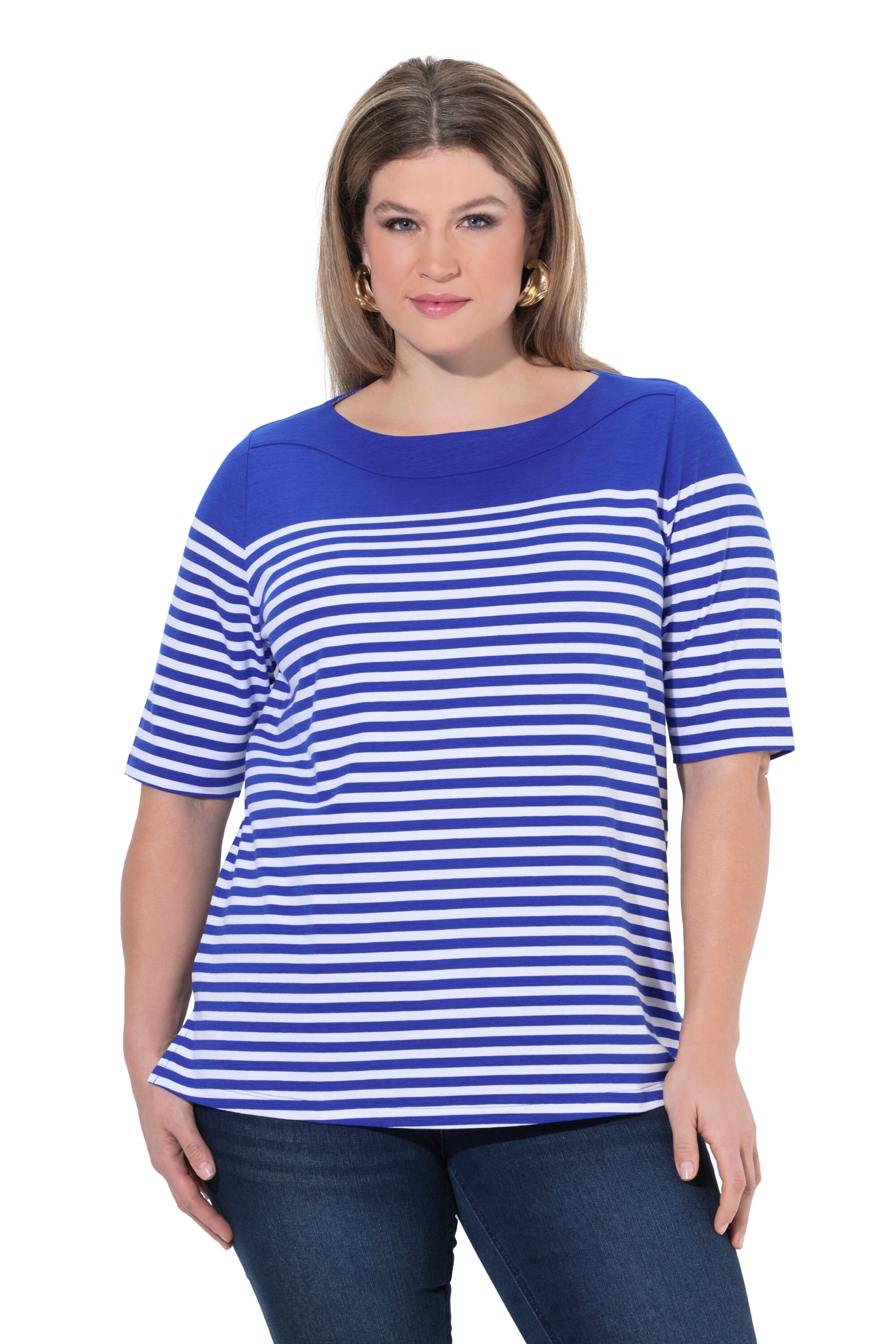 Ulla Popken Shirt in Blue: front