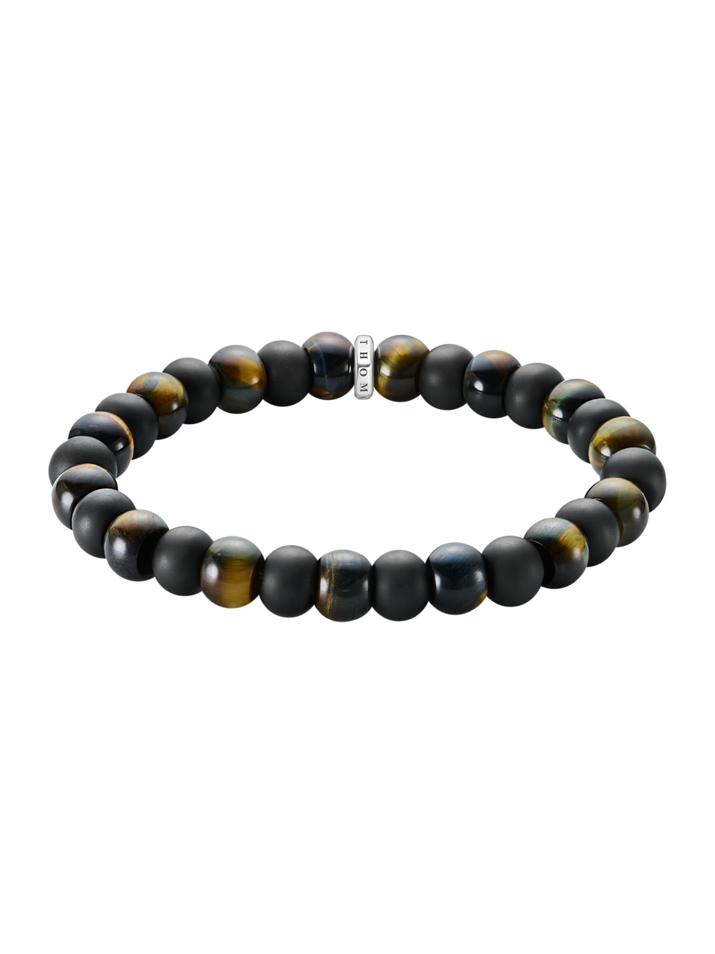 Thomas Sabo Armband in Schwarz: Vorderseite