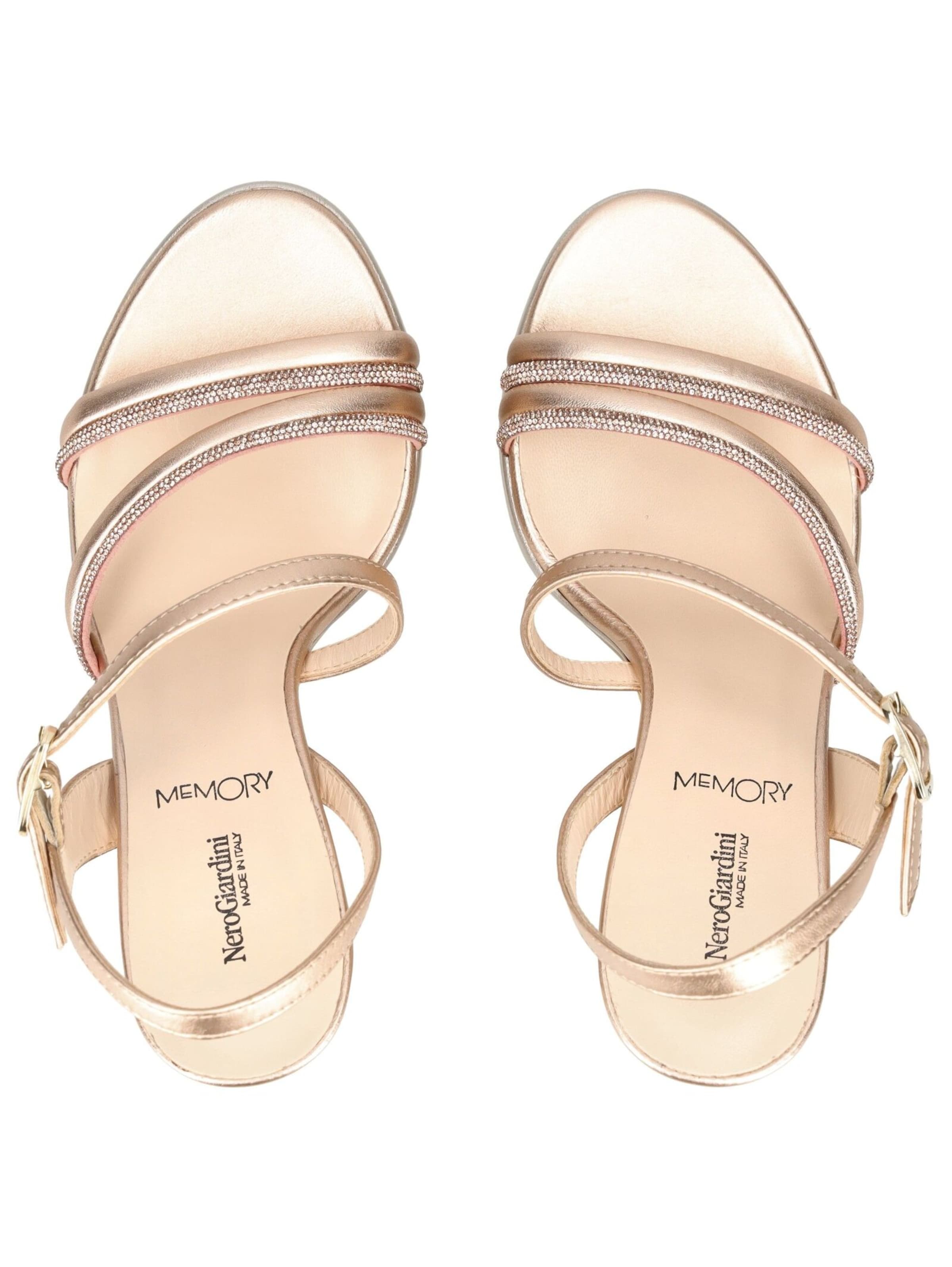 Sandales Nero Giardini en or