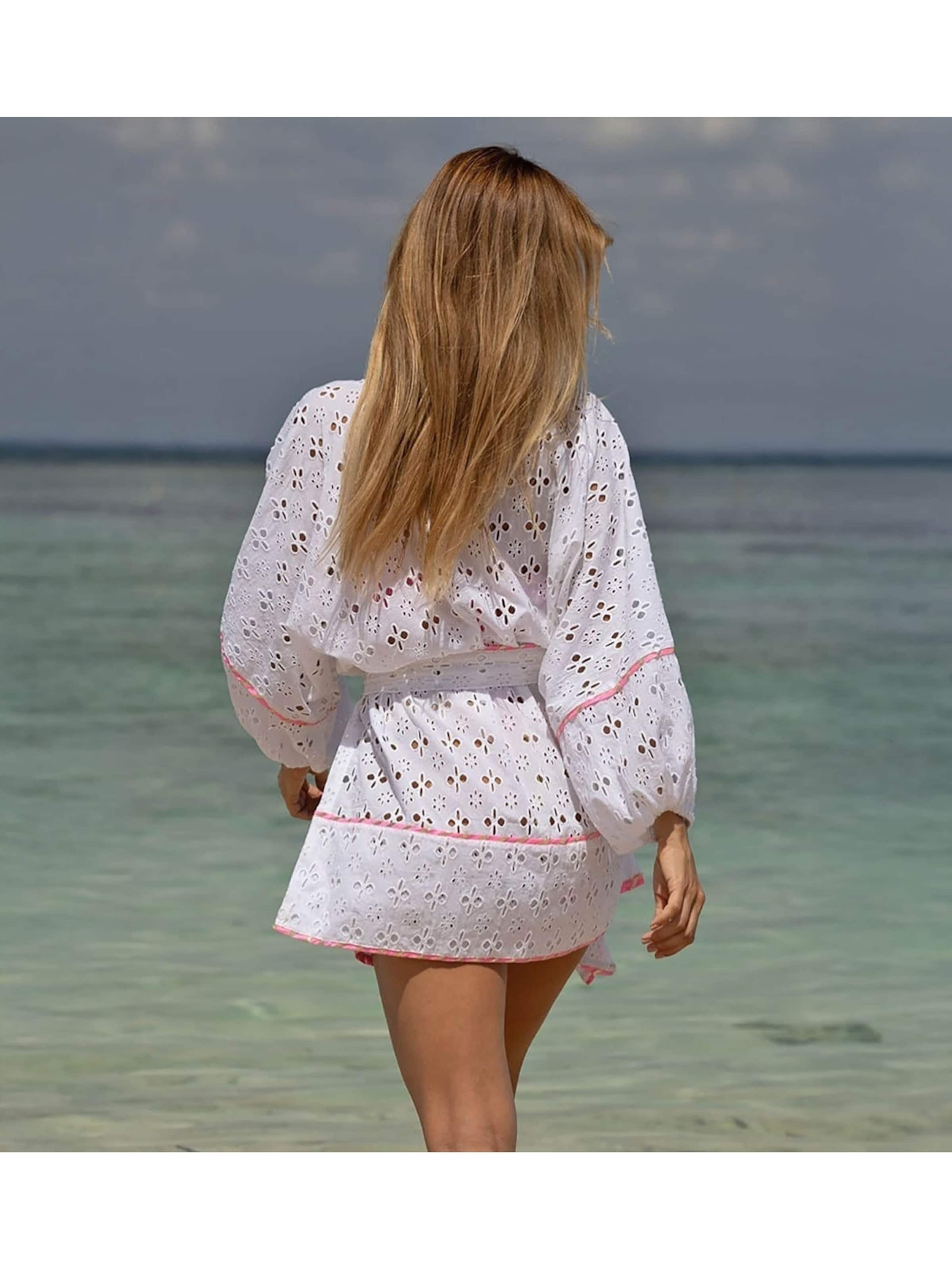 Kimono 'Windy' Miss June en blanc