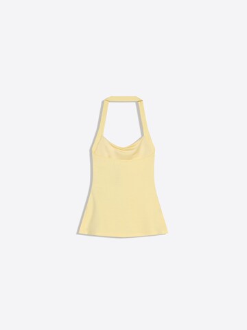 Bershka Top | rumena barva