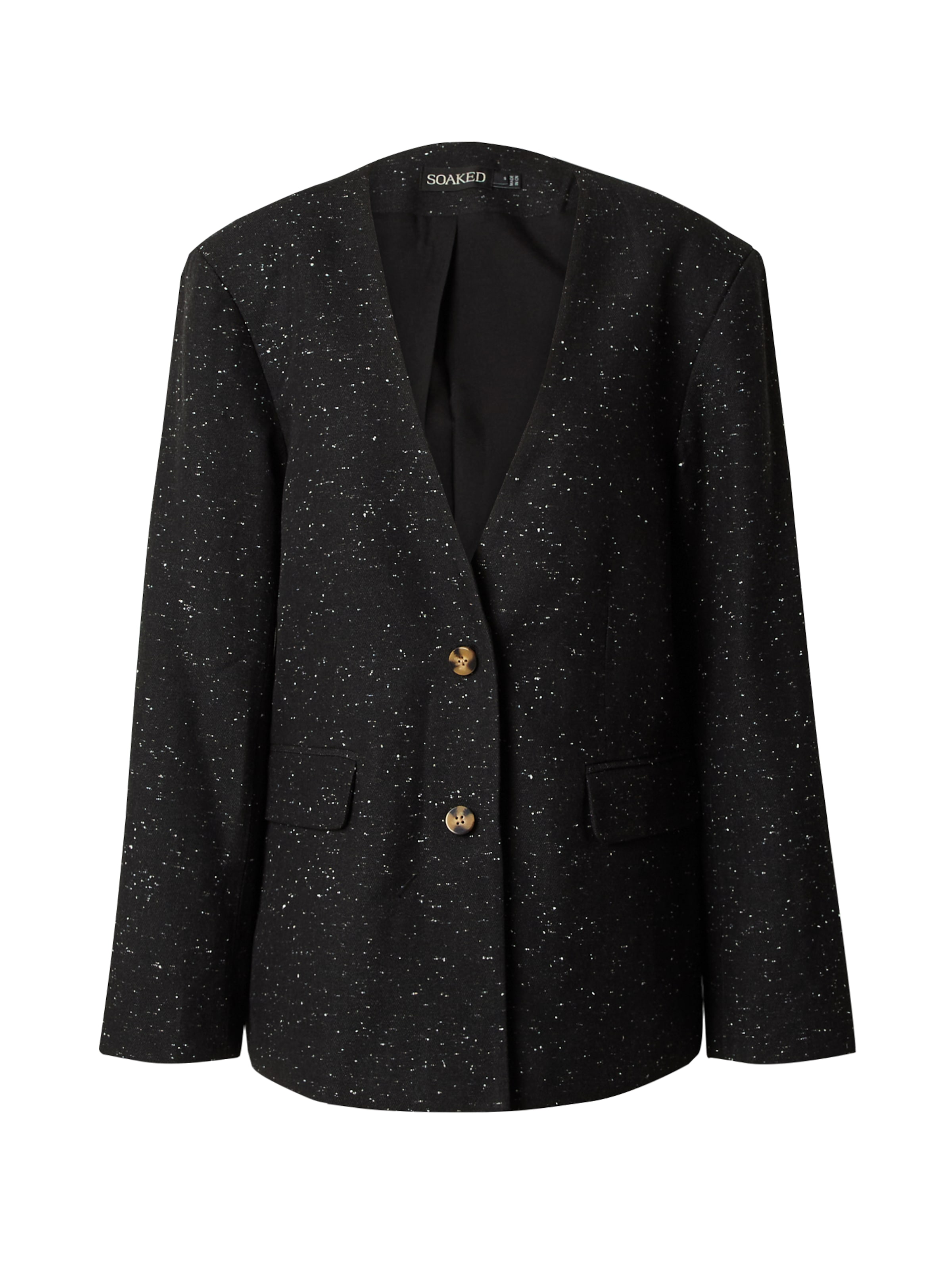 Blazer 'Sus' SOAKED IN LUXURY en noir : devant
