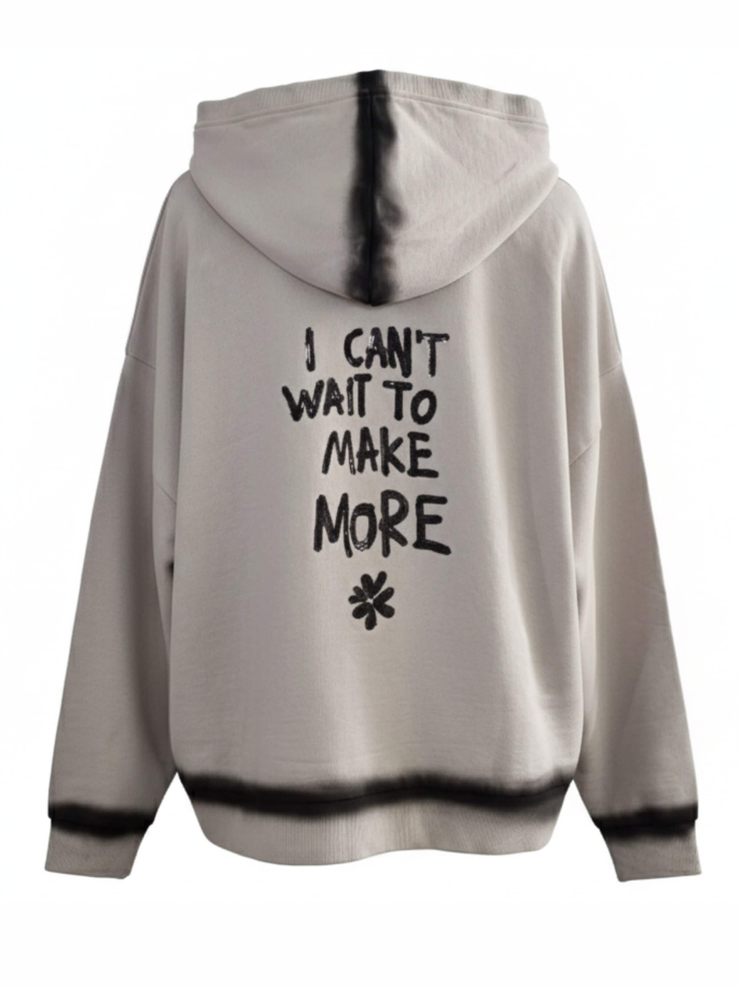 LIKS. Munich Sweatshirt 'Hoodie mit Stickerei Memories' in Beige
