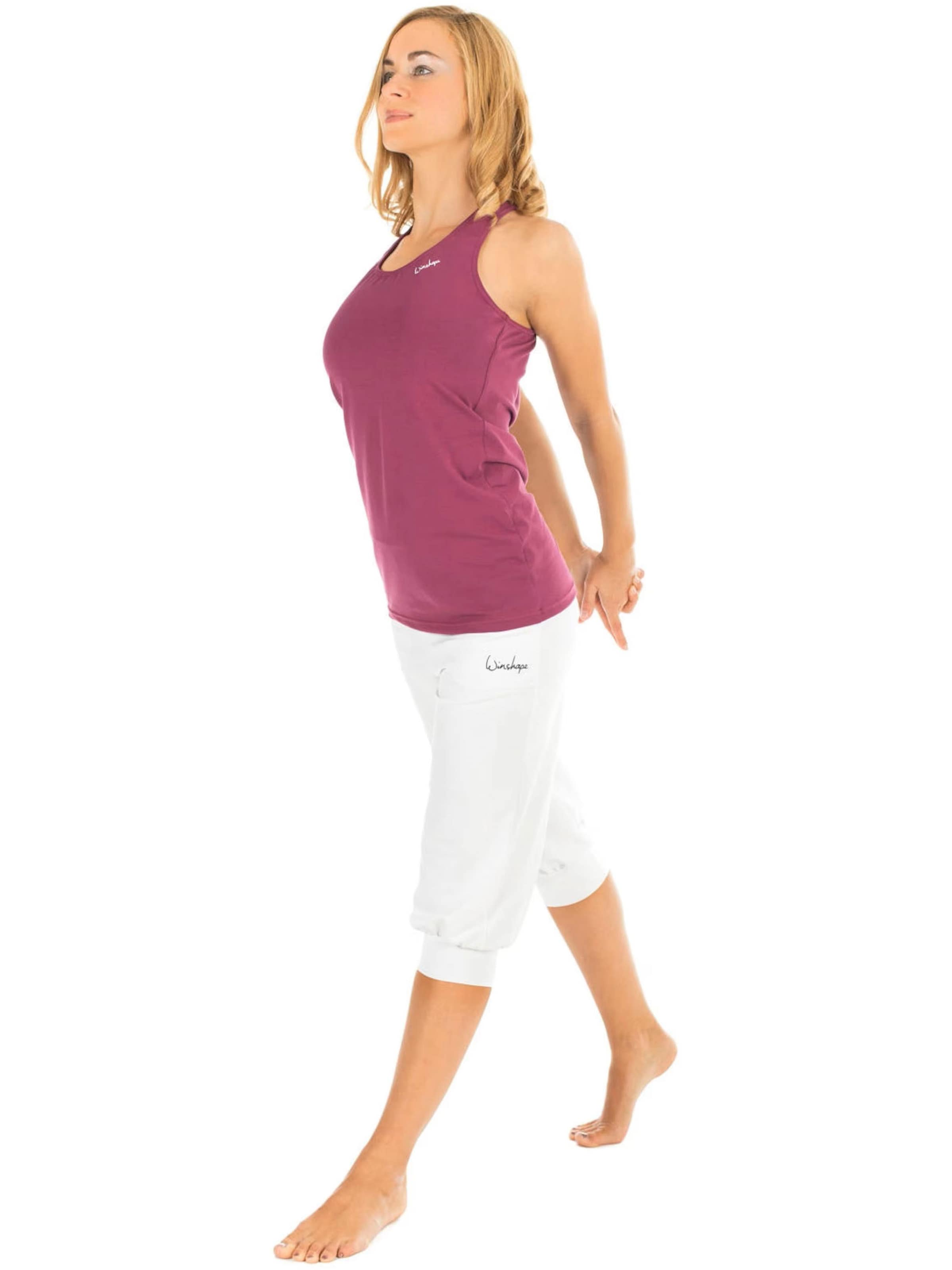 Winshape Tapered Παντελόνι φόρμας 'WBE12' σε λευκό