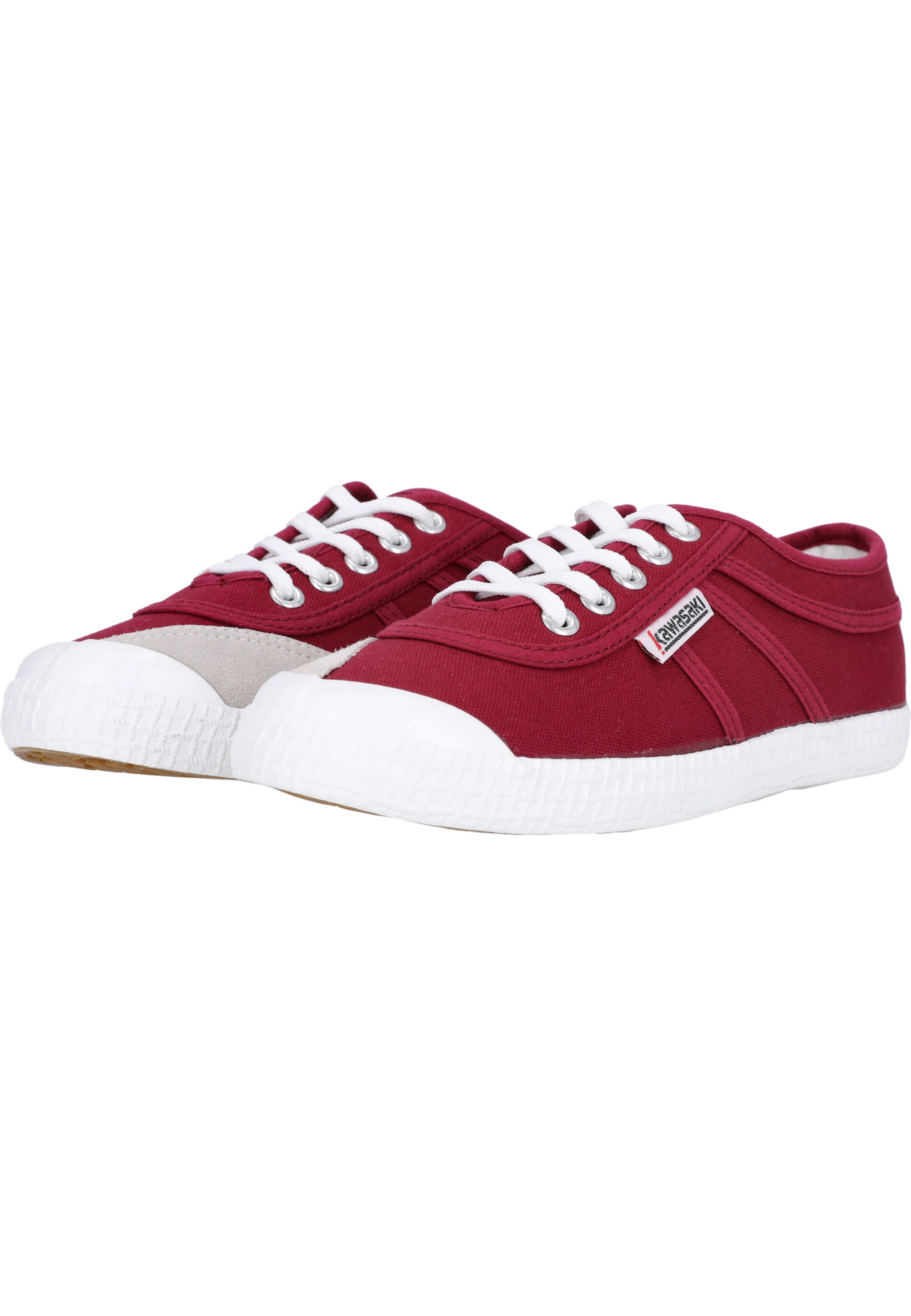 KAWASAKI Sneakers laag 'Original Canvas' in Rood