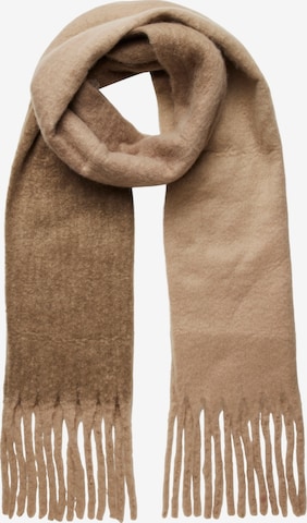 Écharpe 'PCBEA' PIECES en marron : devant