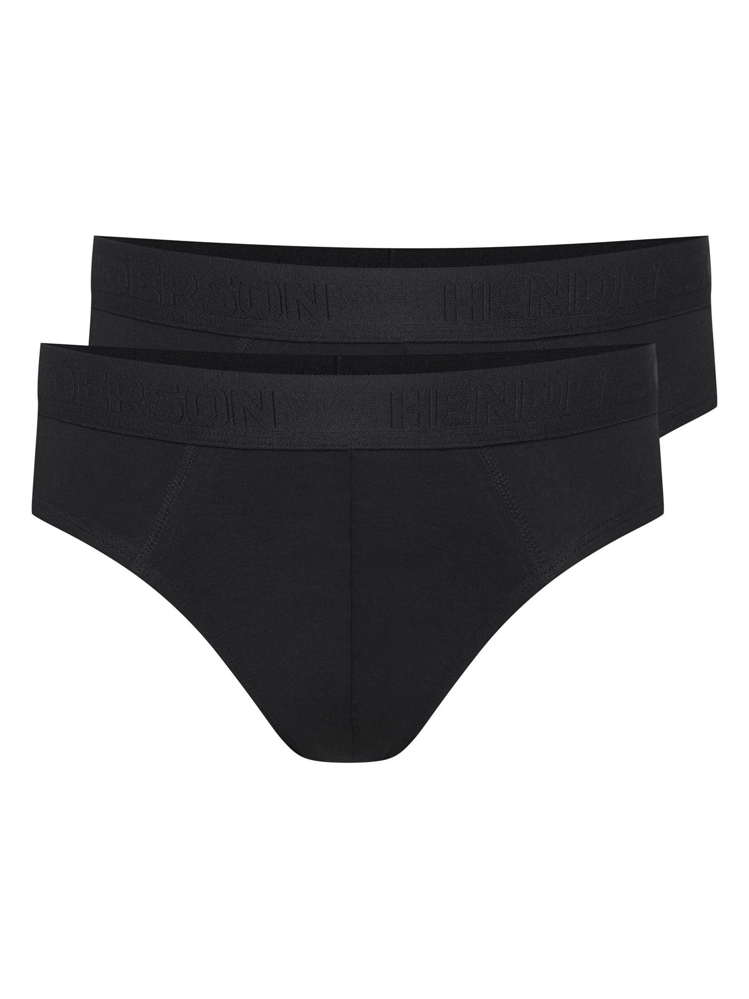 Henderson Slip 'Boxershorts Doppelpack aus Baumwolle Mix Atmungsaktiv bequem Move' in Grijs: voorkant