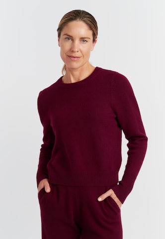 Pull-over Chinti & Parker en rouge : devant