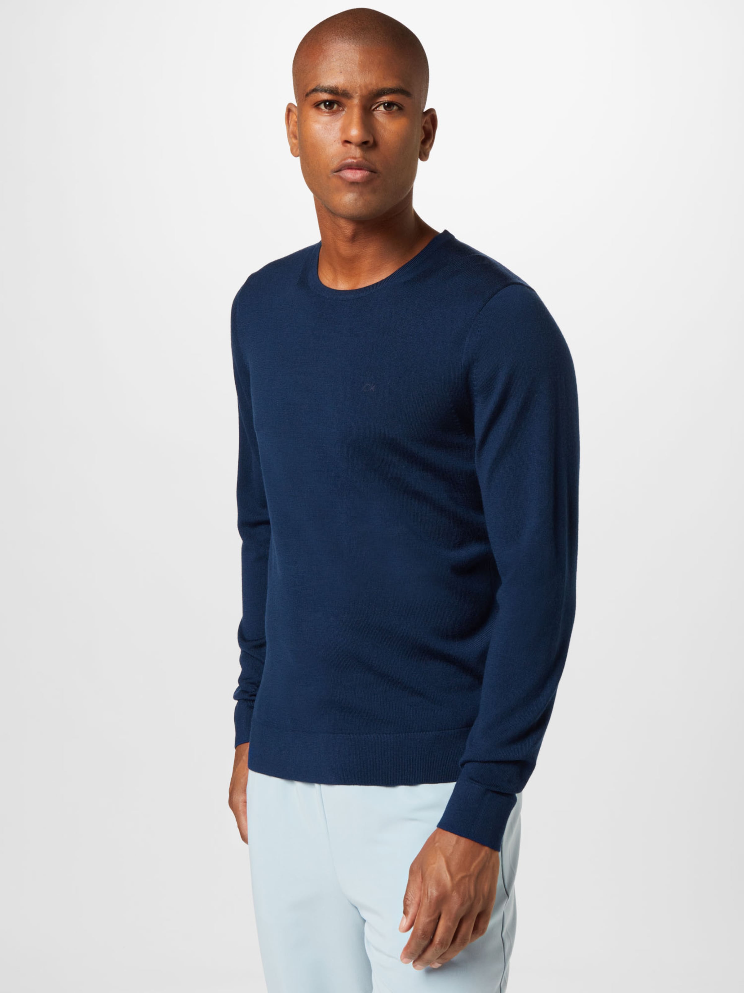 Blue calvin hotsell klein sweater