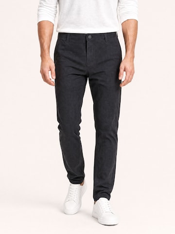 yazubi Chino Pants 'Kyle' in Black: front