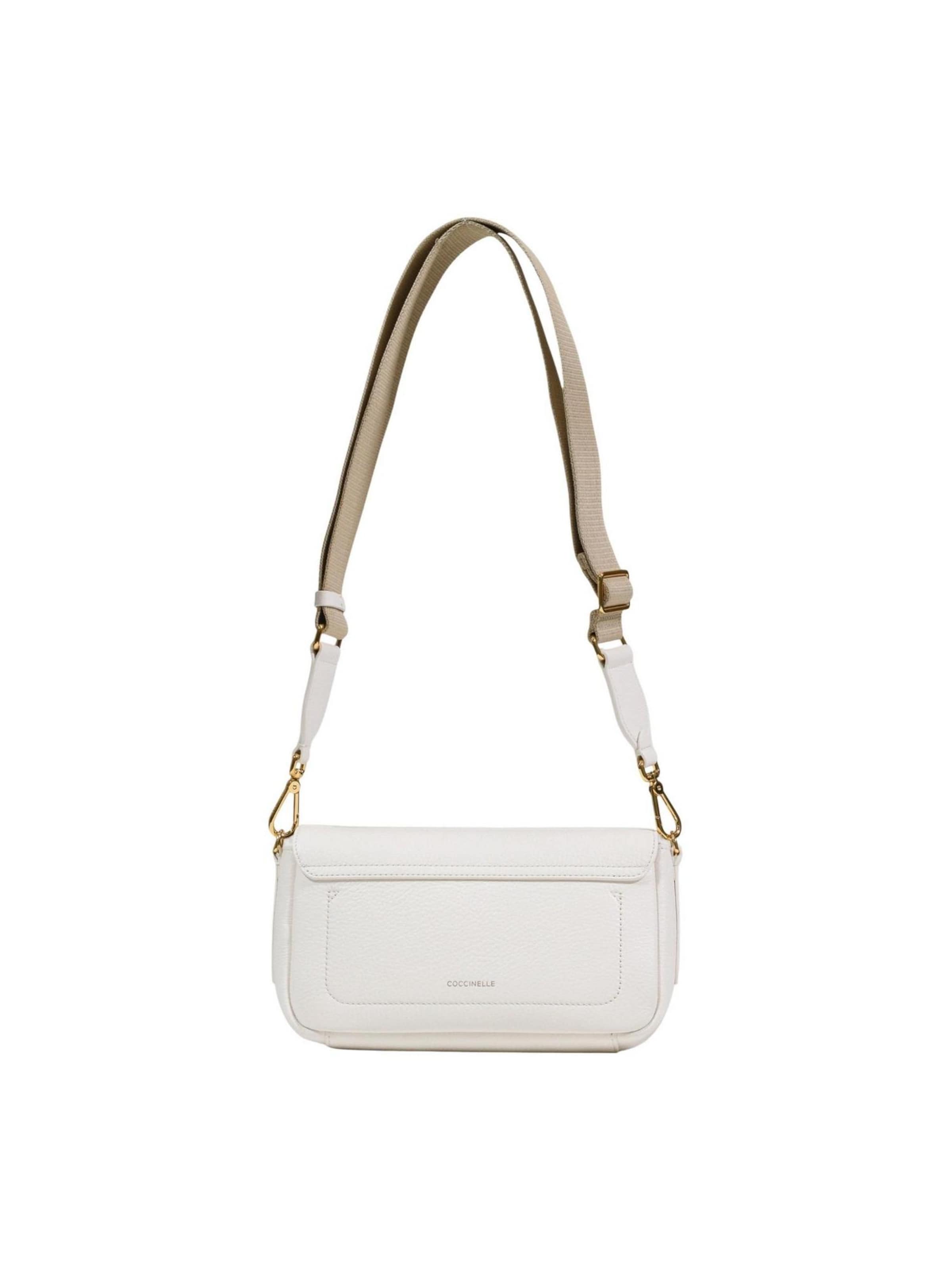 Coccinelle Skuldertaske 'E1 U4K 12 02 01 - C-ME LOCK' i hvid