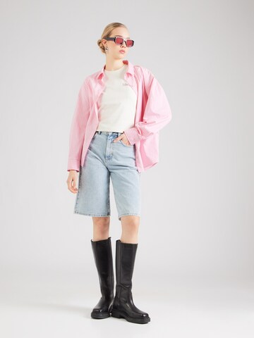 WRANGLER Shirt 'SHRUNKEN BAND' in Wit