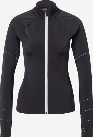 HKMX Athletic Jacket in Black: front