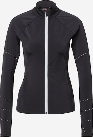 HKMX Athletic Jacket in Black: front