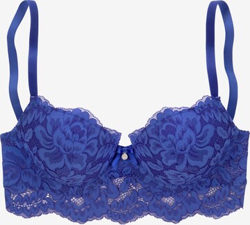 s.Oliver Push-up BH in Blauw: voorkant