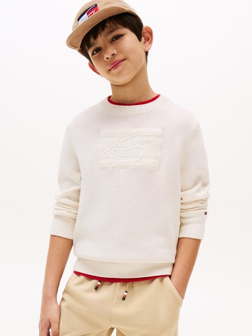 TOMMY HILFIGER Tröja i beige: framsida