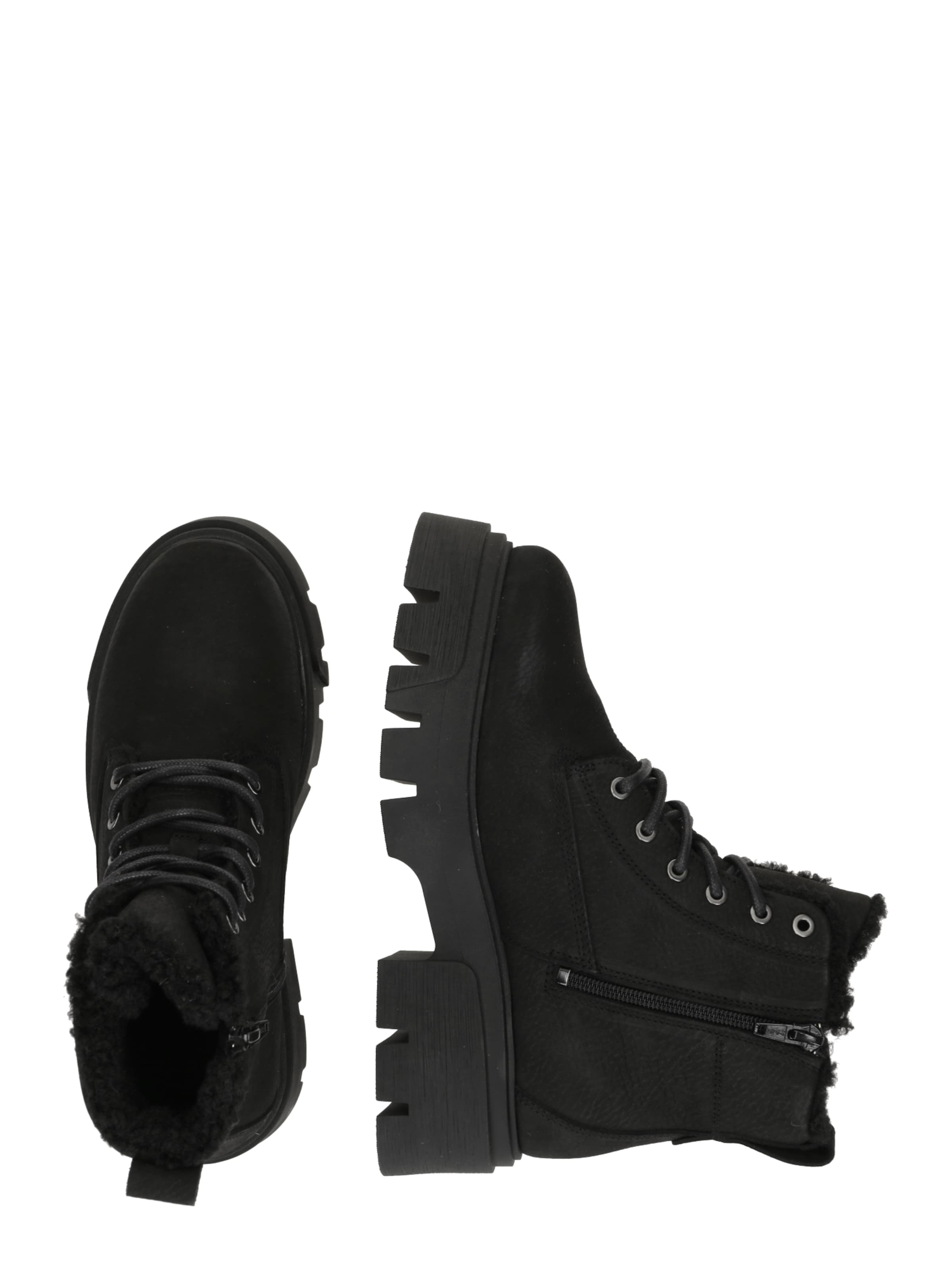 Apple of Eden Lace-up bootie 'DARLA' in Black