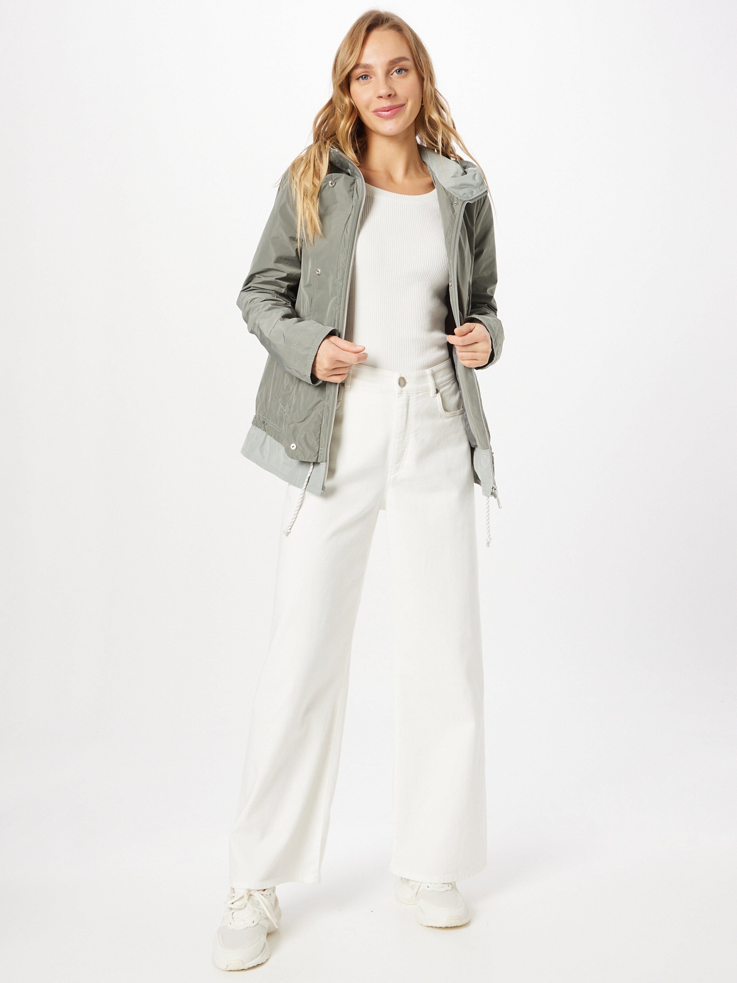 Frauen Jacken Amber & June Jacke in Khaki - JE93887 Frauen Jacken Amber & June Jacke in Khaki - JE93887