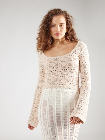 HOLLISTER Trui in Beige: voorkant