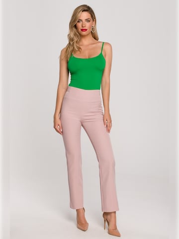 Makover - Slimfit Pantalón en rosa