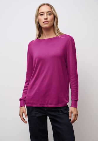 STREET ONE Sweater in Pink: front