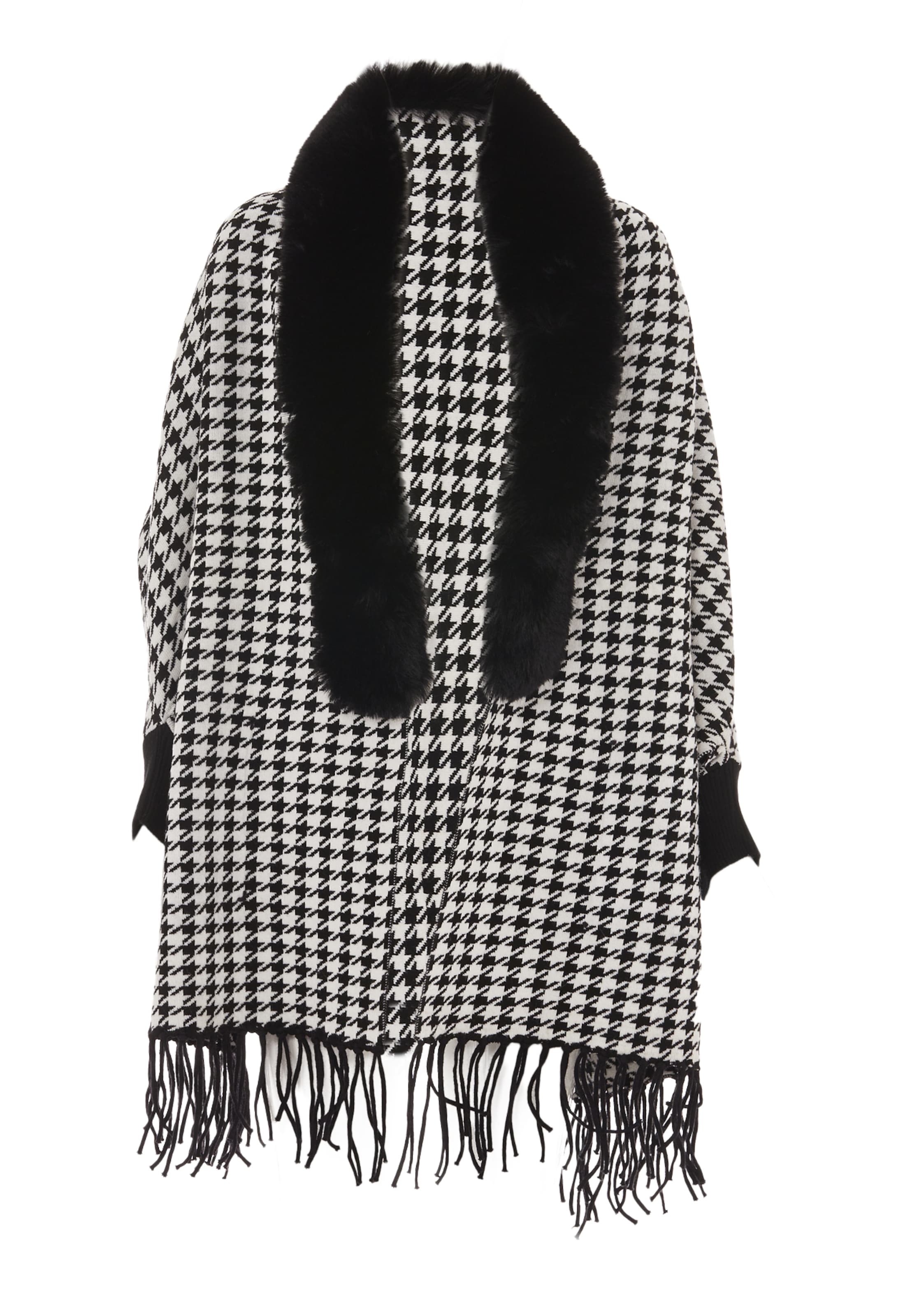 CHANI Cape in Zwart: voorkant