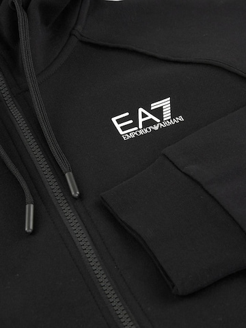 EA7 Emporio Armani Sweat jacket '7M001047 AF10377' in Black