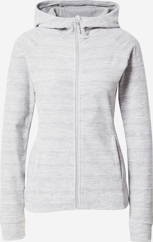 4F Funktionsfleecejacke 'F050' in Grau: predná strana