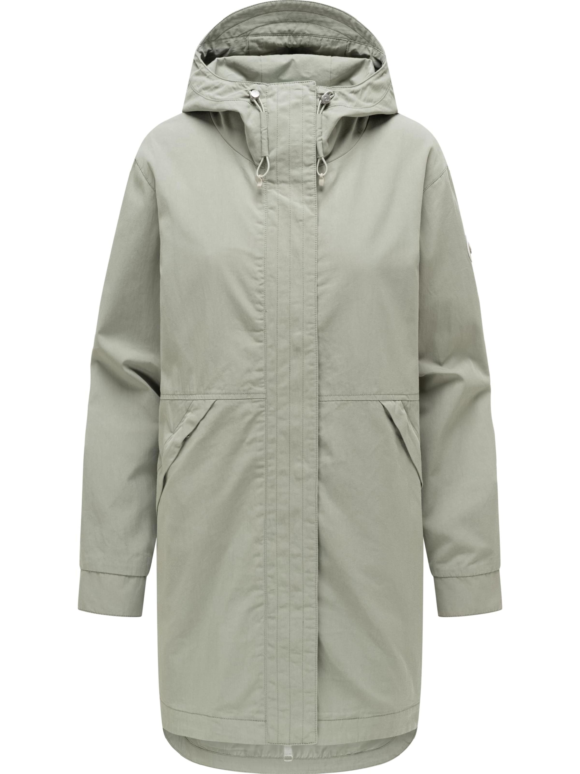 Ragwear Tussenmantel 'Lamyja B' in Groen: voorkant