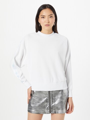 ARMANI EXCHANGE Sweatshirt in White: front